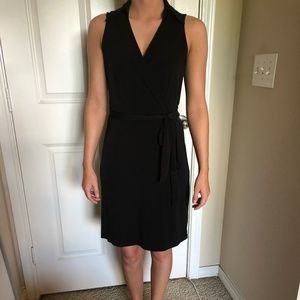 New York & Company Black Wrap Dress